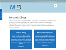 Tablet Screenshot of mdboss.com